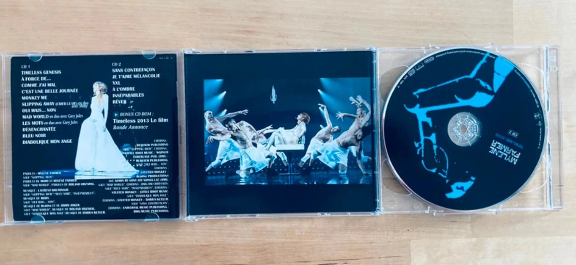 CD duplo Mylène Farmer Live Timeless 2013. – photo 3
